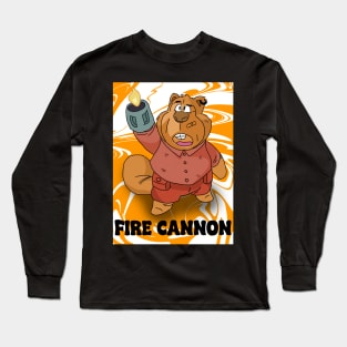 Bear fire cannon Long Sleeve T-Shirt